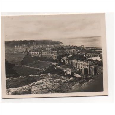 Caernarvon Wales. Vintage RP snapshot of the Menai Straits & Caernarfon Town