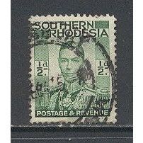 SouthernRhodesia.SG40 1/2d King George VI (Green).Fine Used.May2015
