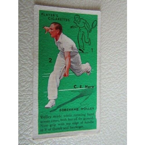 John Player 1936 ~ Tennis Cigarette Cards Card Variants (e18)