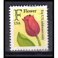 Used 2517 29c F Flower Fine W1129