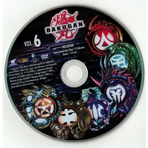 Bakugan Battle Brawlers - Vol. 6 (DVD disc)