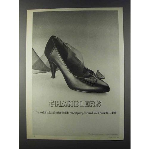 1980 Chandlers Shoes Ad - Fall's Newest Pump