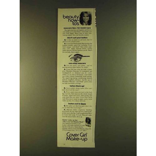 1980 Cover Girl Make-up Ad - Beauty How-to's