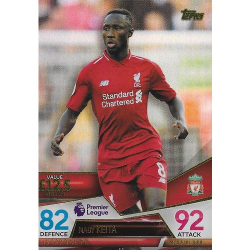 Match Attax Ultimate 2018/19 Cards: Liverpool - Midfielder, Keïta (Naby)