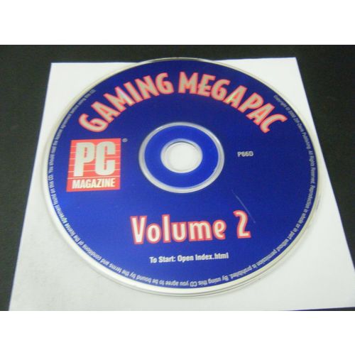 PC Magazine Gaming Megapac Volume 2 (PC, 2000) - Disc Only!!!