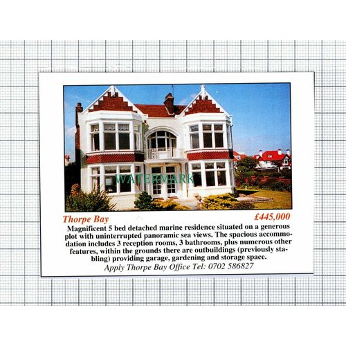 C5945) Thorpe Bay Essex House Sale Advert - 1994 Small Cutting