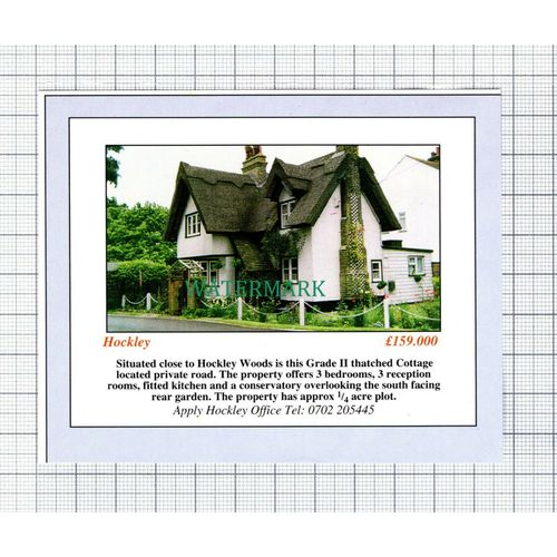 C5946) Hockley Woods Essex House Sale Advert - 1994 Small Cutting