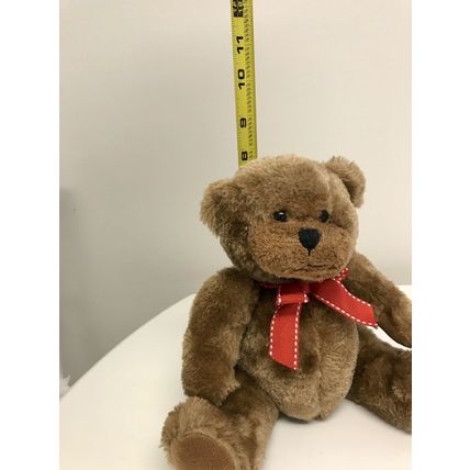 NEW ProFlowers Teddy Bear Toy Plush 8" Stuffed Animal with Red Bow Item# BE1653