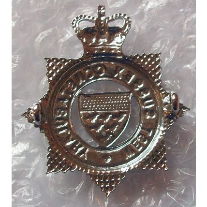 West Sussex Constabulary Blue Enamelled Senior Officers Cap Badge