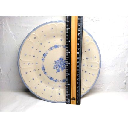 RENAISSANCE STONEWARE # 290 Arcadia Blue Salad Plate 7 1/2" Sango Japan -Vintage
