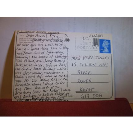 MIDTOWN MANHATTAN, NEW YORK CITY, USA used postcard 2003 pm #