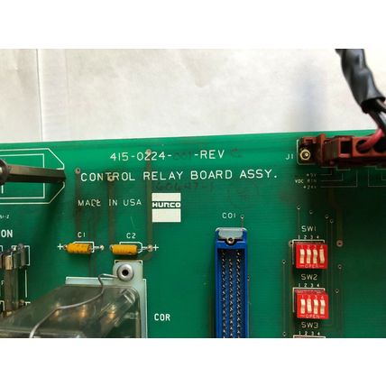 HUNCO 415-0224-001,HUNCO 415-0224-001-REV C CONTROL RELAY BOARD,SE