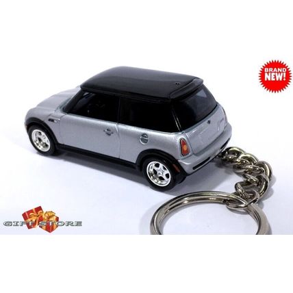 RARE KEYCHAIN SILVER BLACK BMW MINI COOPER CUSTOM Ltd LIMITED GREAT GIFT