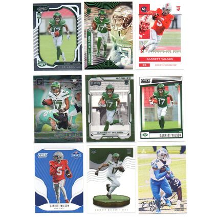 9 GARRETT WILSON ROOKIE CARDS LOT 51
