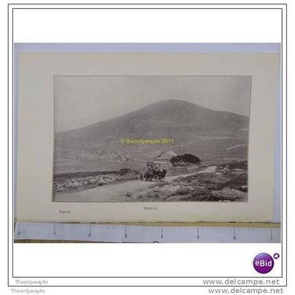 MEZENC, CEVENNES, FRANCE, Book Illustration, c1907