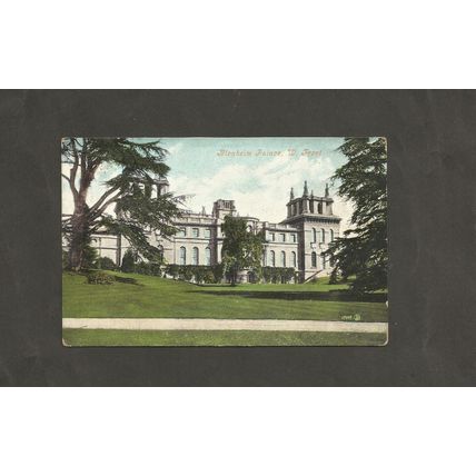 Postcard Oxfordshire Blenheim Palace West Front