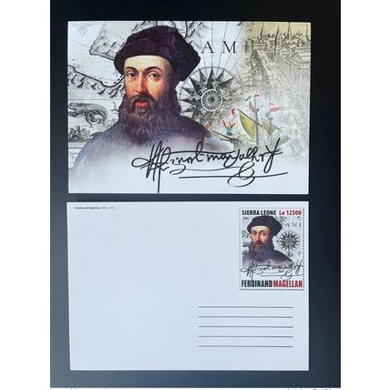 Sierra Leone 2020 Mi. ? Stationery Entier Ferdinand Magellan Discoverer Compass