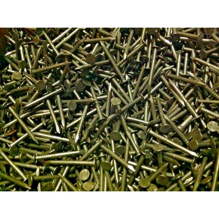 1 inch, 25mm Bright Round Steel Flat Head Nails, 5kgs
