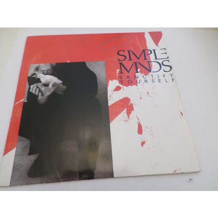 SIMPLE MINDS - 3 X 7" VINYL SINGLES - PROMISED YOU A MIRACLE, SANCTIFY YOURSEL