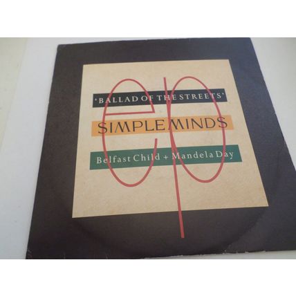 SIMPLE MINDS - 3 X 7" VINYL SINGLES - PROMISED YOU A MIRACLE, SANCTIFY YOURSEL