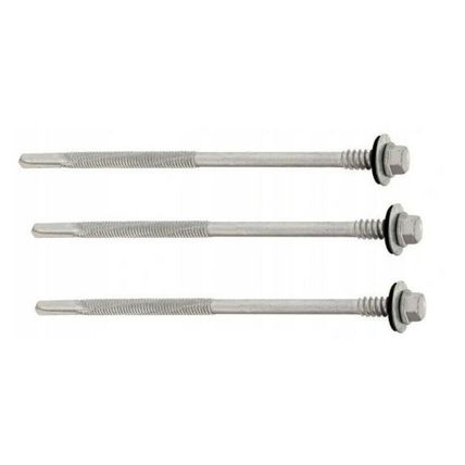 Self drilling Screw For Fixing Sandwich Panels 12mm EPDM Washer A19 5.5 / 6.3 mm
