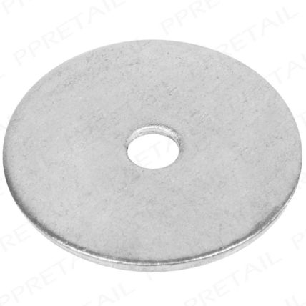 M6 38mm Flat Repair Washers Mudguard/Penny Bolt/Screw Metal Wide/Large
