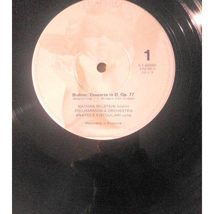 4 classical violin vinyl LPs lot : Milstein, Szeryng, Primrose and Kremer