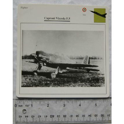 Caproni Vizzola F.5 - Italy - Fighter - Collectors Club Card