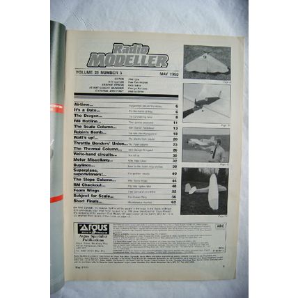 1990 Radio Modeller Magazine - May + 1 plan