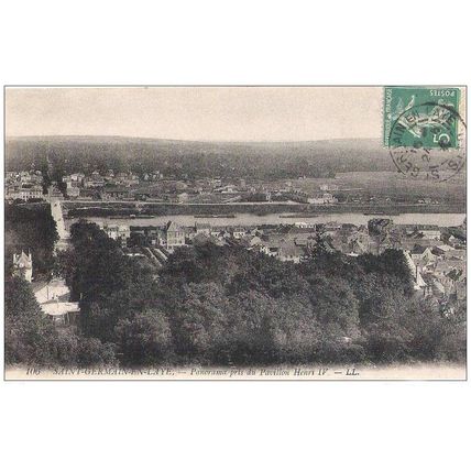 78 - Saint-Germain-en-Laye - PANORAMA PRIS DU PAVILLON HENRI IV