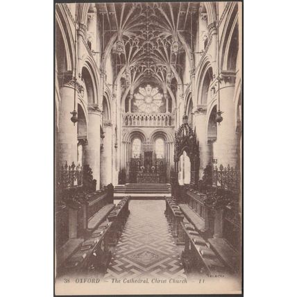 The Cathedral, Christ Church, Oxford, c.1910 - Lévy Postcard LL38