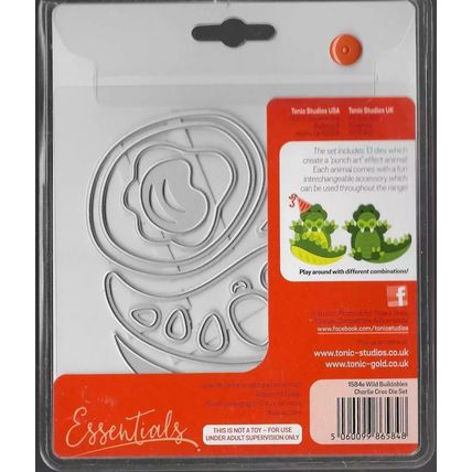 Tonic Studios. Charlie Croc Die Set. Die Cutting Cardmaking Scrapbooking Crafts