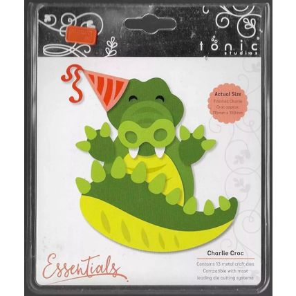 Tonic Studios. Charlie Croc Die Set. Die Cutting Cardmaking Scrapbooking Crafts