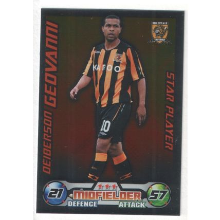 Match Attax 2008/2009 Deiberson Geovanni Hull City Star Player