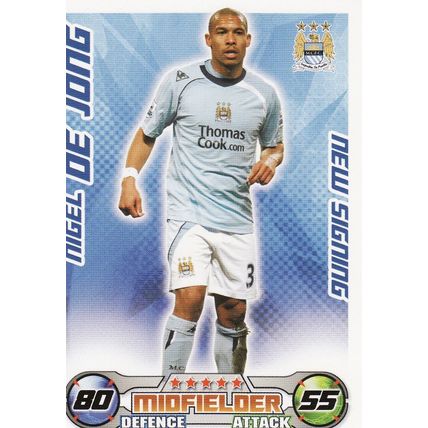 Match Attax Extra 2008/2009 Nigel De Jong New Signing Manchester City