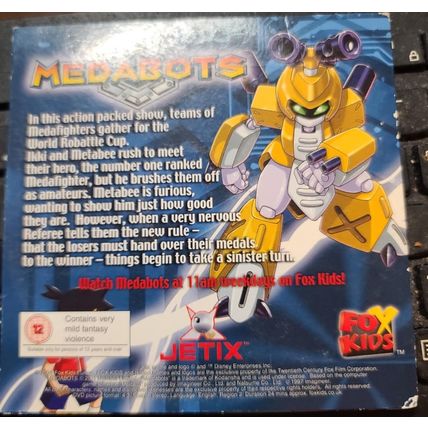 Medabots DVD Promo The Daily Express Jetix Fox Kids Rare Animated