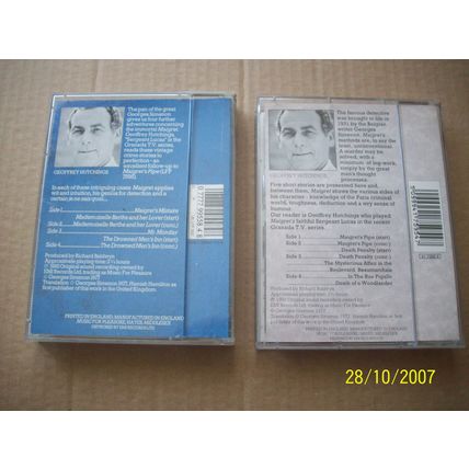 Georges Simenon-Maigret"s Pipe & Maigret"s Mistake -Audio Cassettes 2 Audiobooks