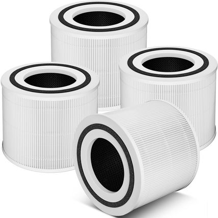 4 Pack 240 Replacement Filter Compatible with Puro 240 Air Purifier, 3-In-1 True