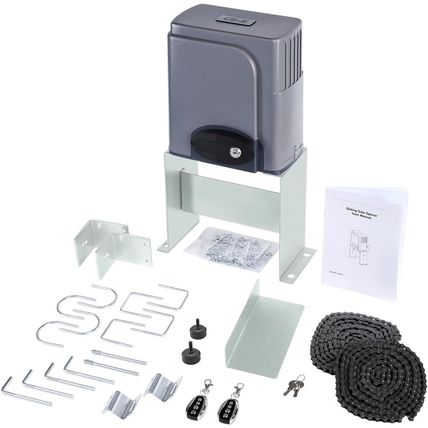 CO-Z 1400Lb Sliding Gate Opener Hardware Security System Kit for Sliding Gates u