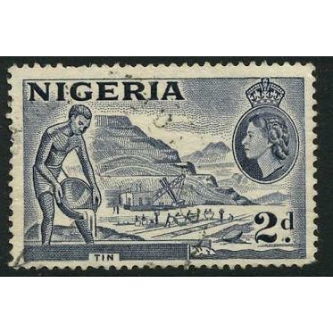 1953/1958 SG 72cb - fine used (o)