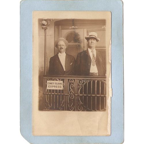 New York Coney Island Amusement Park Postcard Coney Island Express Real Ph~480
