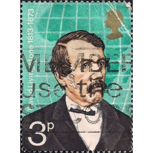 GB, David Livingstone, green 1973, 3p, #3