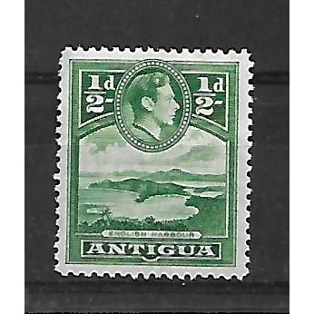 Antigua.SG98 1/2d English Harbour.Mounted Mint.Oct20b