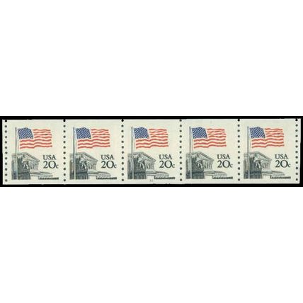 1895a 20c U.S. Flag Very Fine MNH SG PNC 12/5 P0389