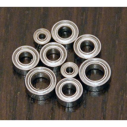 (10pcs) KYOSHO Mini-Z MONSTER / IWAVER 04 Metal Seal Ball Bearing Set