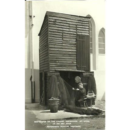 Sussex HASTINGS Fishermans Museum Net Shopl Postcard