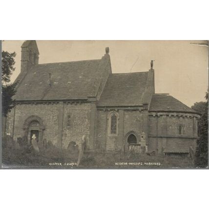 Kilpeck, Herefordshire - Church - RP postcard by Wilson-Phillips c.1920s