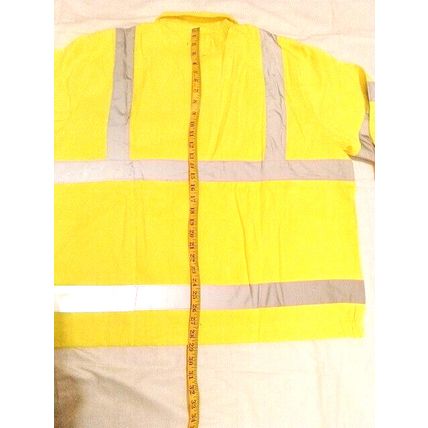 3XL Vizwear Yellow Poly Cotton Lightweight Reflective Jacket 3XL