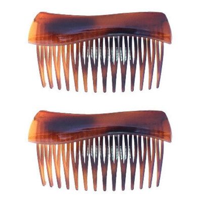 Wave Top Tortoise Shell Side Hair Comb (pair)[ ]