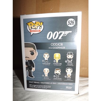 James Bond ODDJOB (throwing hat - Goldfinger) Exclusive Pop #526